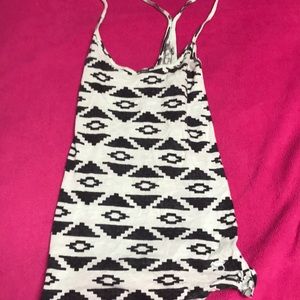 Razor back aztec tank